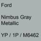 Preview: Ford, Nimbus Gray Metallic, YP / 1P / M6462.